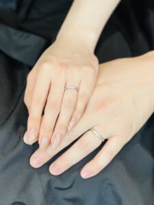 結婚記念日に合わせた結婚指輪を見つけれて良かった♪
